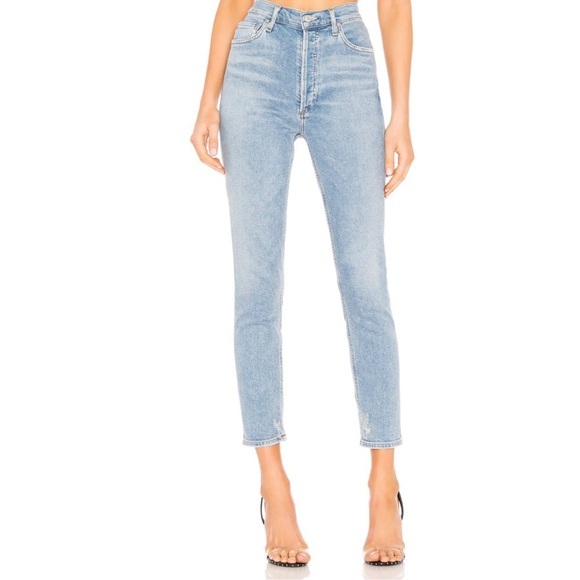 AGOLDE Nico High Rise Slim Fit Jeans in Embark Size 29‎ - Picture 1 of 11